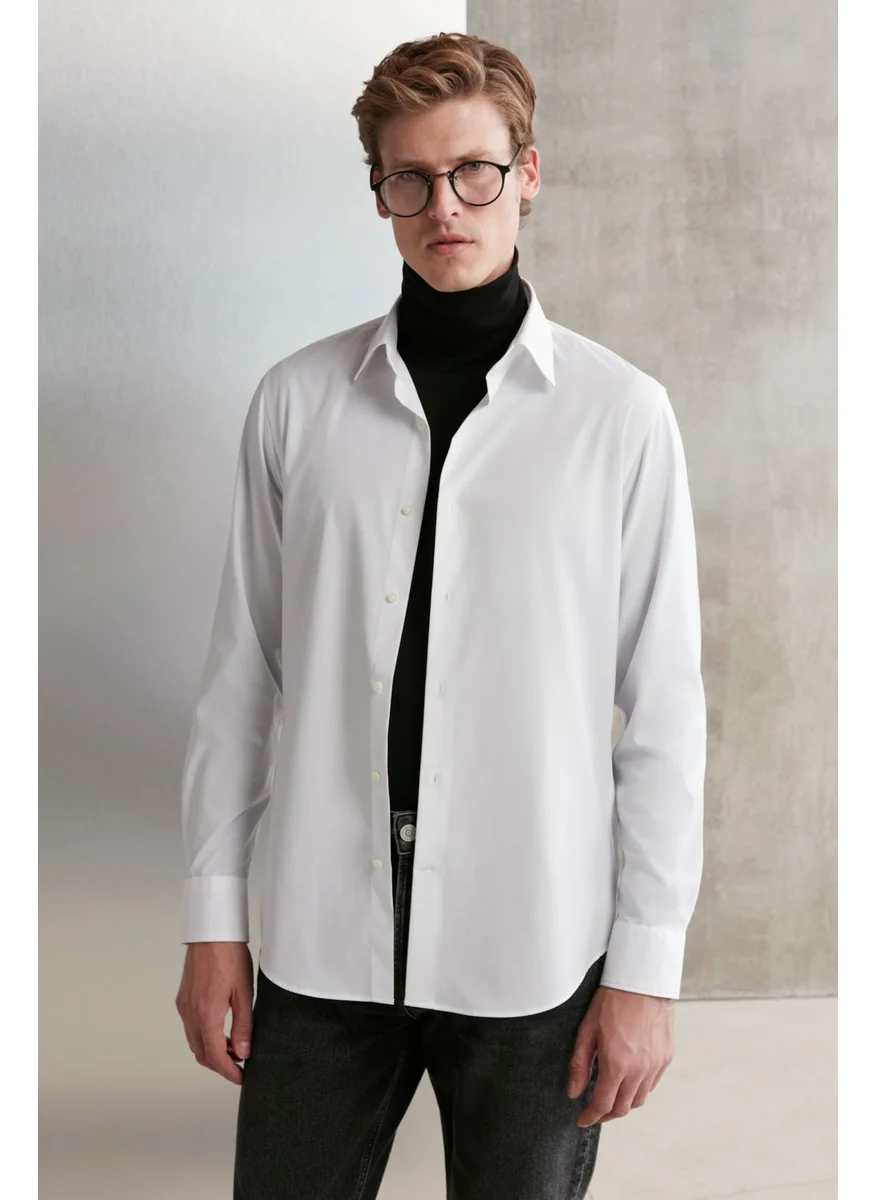 جريميلانج Sven Men's White Shirt