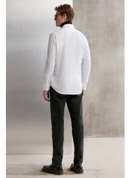 GRIMELANGE Sven Men's White Shirt  - Image 5