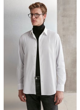 GRIMELANGE Sven Men's White Shirt  - Image 4