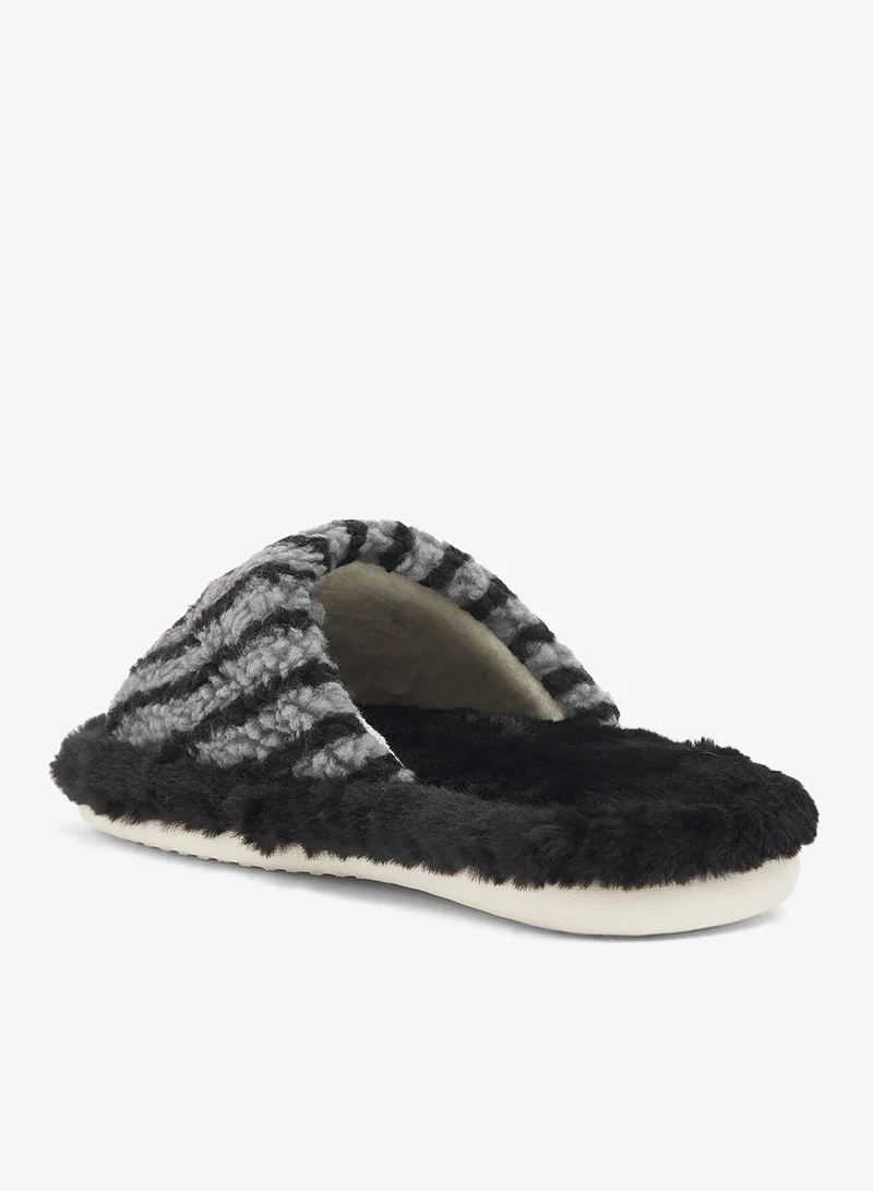 Ginger Printed Cozy Bedroom Slippers