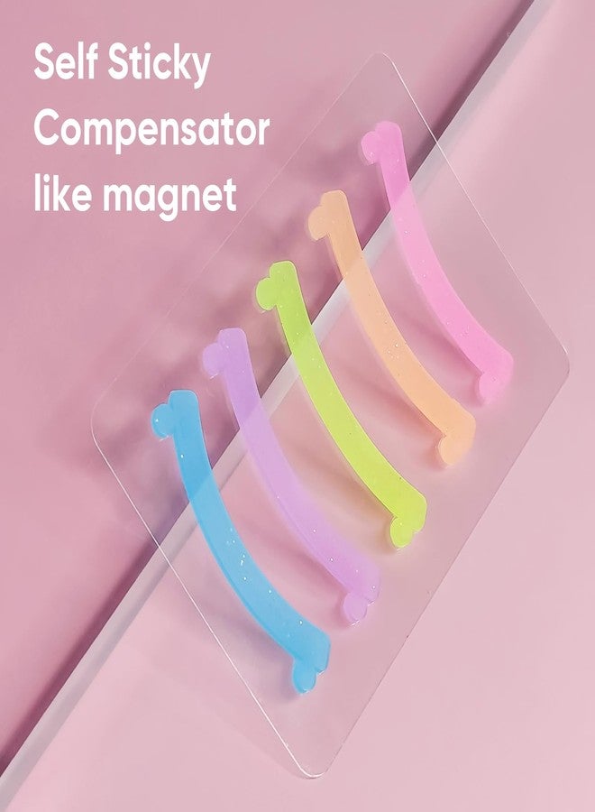 PERMANIA Lash Lift Ribbon, 5 Pcs Silicone Eyelash Rods Ribbon Soft Colorful Lash Lift Tool Flexible Perm Roller Multi-Functional for Eyelash Lifting - Image 5