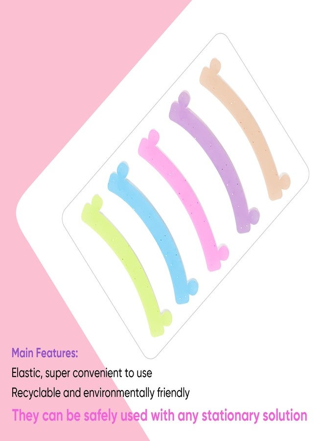 PERMANIA Lash Lift Ribbon, 5 Pcs Silicone Eyelash Rods Ribbon Soft Colorful Lash Lift Tool Flexible Perm Roller Multi-Functional for Eyelash Lifting - Image 4