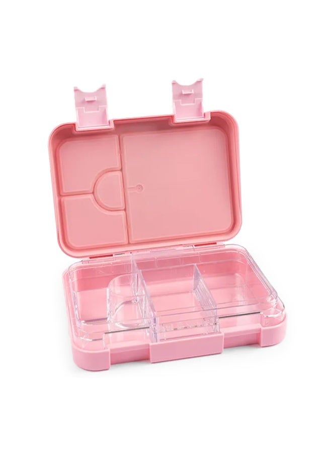 Cocobee Bento Lunch Box, 6 Adjustable Compartments - Pink - Image 1