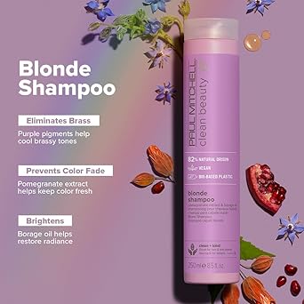 Paul Mitchell Clean Beauty Blonde Shampoo 50ml - Image 2