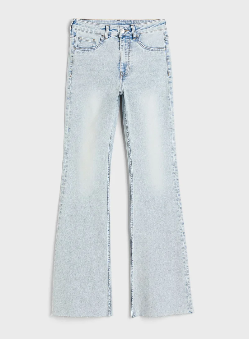 H&M Flared High Waist Jeans