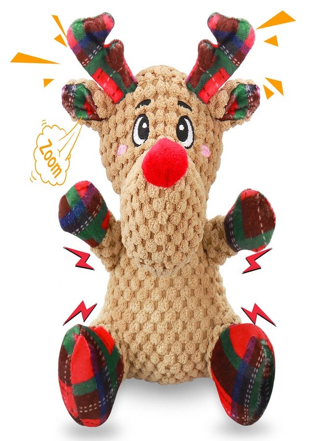 Newget Squeaky Dog Toys, Dog Squeaky Toy with Crinkle Paper, Interactive Durable Plush Dog Chew Toys for Puppy, Small, Middle, Large Dogs Training and Reduce Boredom - Image 1