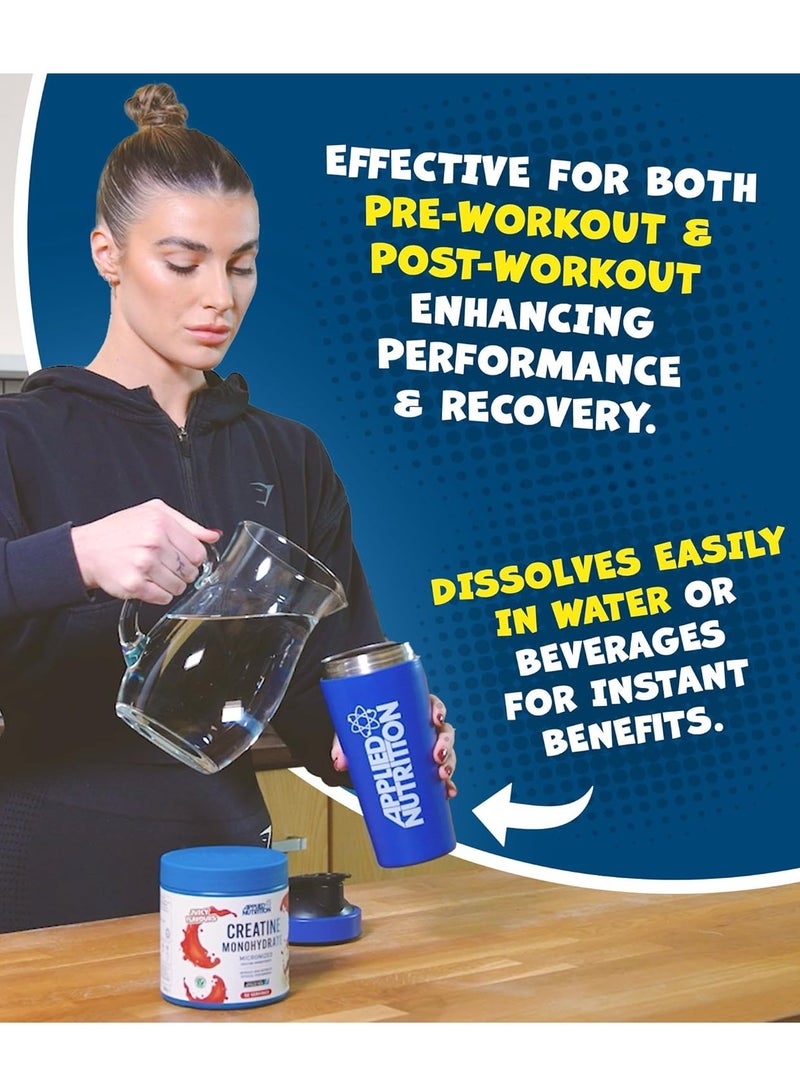 Applied Nutrition Creatine Monohydrate Micronized - 250g  Cherry & Apple – Fast Absorption, Improve Performance, Boost Strength, and Endurance - Image 3