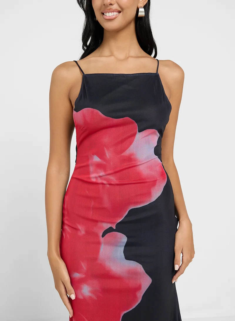 Ginger Floral Print Dress