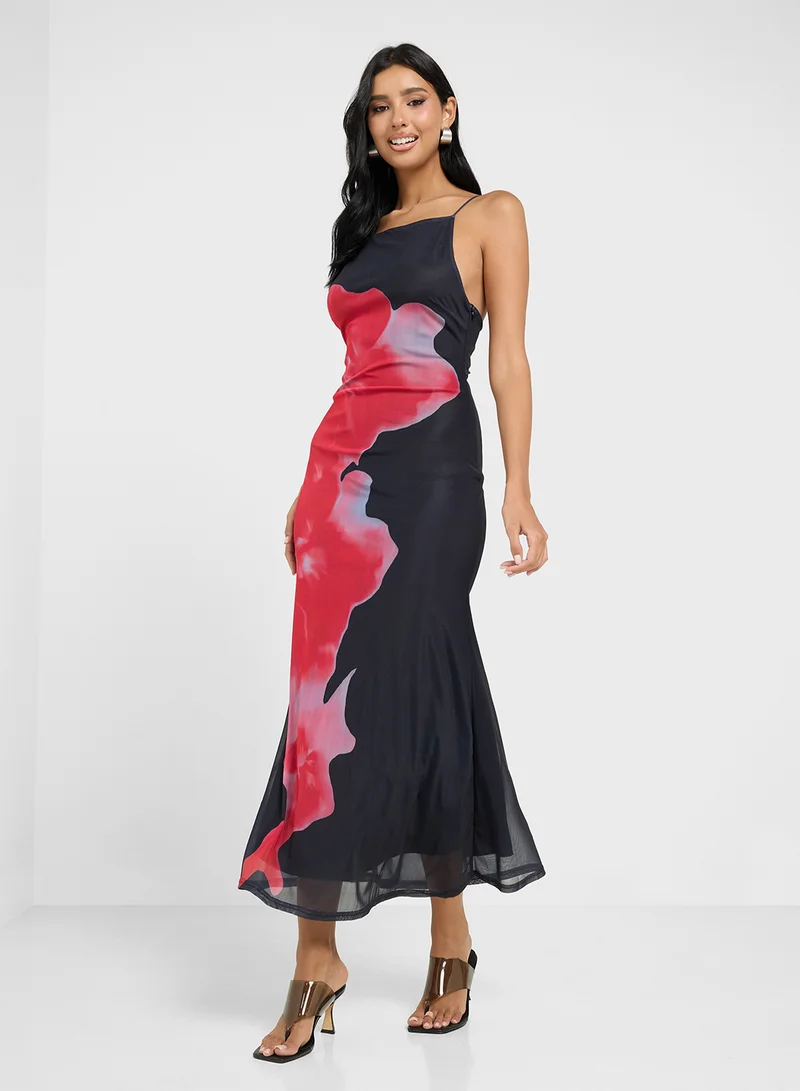 Ginger Floral Print Dress