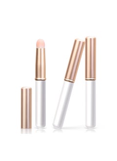 KASTWAVE Lip Blending Brush with Lid 6 Pcs Lip Smudge Brush Spot Concealer Brush Professional Lip Gloss Applicators Portable Multi purpose Makeup Blending Brush for Lipstick Gloss Creams  - Image 1