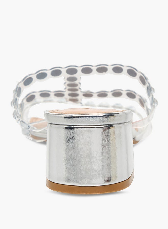 سيليست صنادل نسائية سهلة الارتداء بكعب عريض مزخرف - Image 5