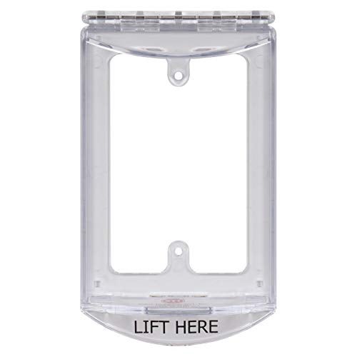 STI Safety Technology International, Inc. STI-6519 Single-Gang Hinged Clear Protective Polycarbonate Cover Multipurpose with Mounting Plate - Image 4