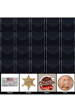 Excefore Single Pocket Coin Sleeves, 50 Pcs Collectors Individual Clear Plastic Sleeves Holders Small Pouch Protector for Coins Jewelry and Items Storage (2.2 Inches)  - Image 4