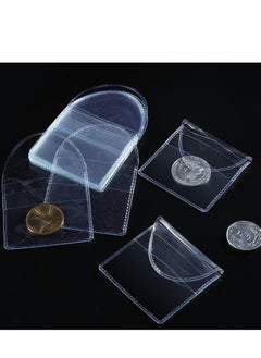 Single Pocket Coin Sleeves, 50 Pcs Collectors Individual Clear Plastic Sleeves Holders Small Pouch Protector for Coins Jewelry and Items Storage (2.2 Inches) - pzsku/Z8A84083572252FE98C64Z/45/_/1695729549/d8e7e3fa-df2d-48c5-9064-a12e5412a00b