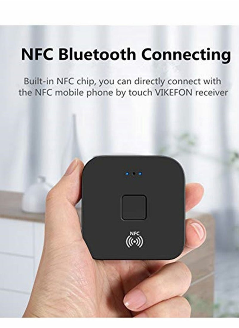 Y&D - Bluetooth Receiver for Home Stereo RCA, 3.5mm AUX Wireless Audio Adapter and Car System, NFC-Enabled - Image 1