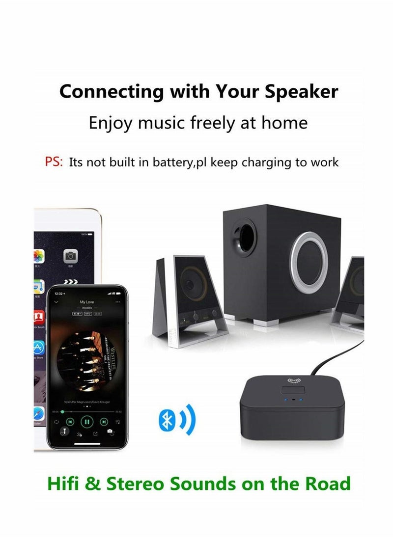 Y&D - Bluetooth Receiver for Home Stereo RCA, 3.5mm AUX Wireless Audio Adapter and Car System, NFC-Enabled - Image 1