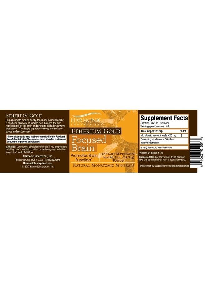 Harmonic Innerprizes - Etherium Gold 1 Ounce Powder - Image 1