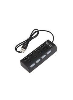 نيبمينينت محول موزع بعدد 4 منافذ USB 2.0 أسود 