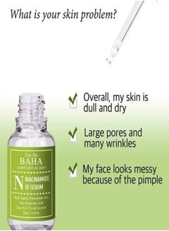 Cos De BAHA COS DE BAHA 10% Niacinamide + 1% Zinc Serum Pores + Uneven Skin Korean Skin Care 30ml  - Image 3
