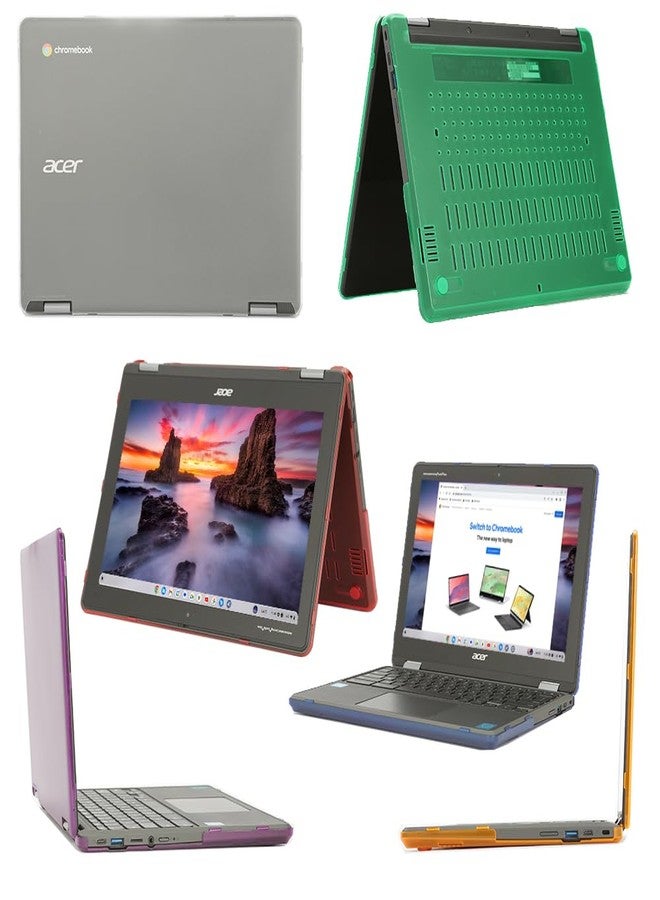 mCover Hard Case Compatible with 2021~2023 2021~2023 Acer Chromebook Spin 512 R853TA Series 2-in-1 12 inch ONLY (Not fit any other model), Black - Image 5