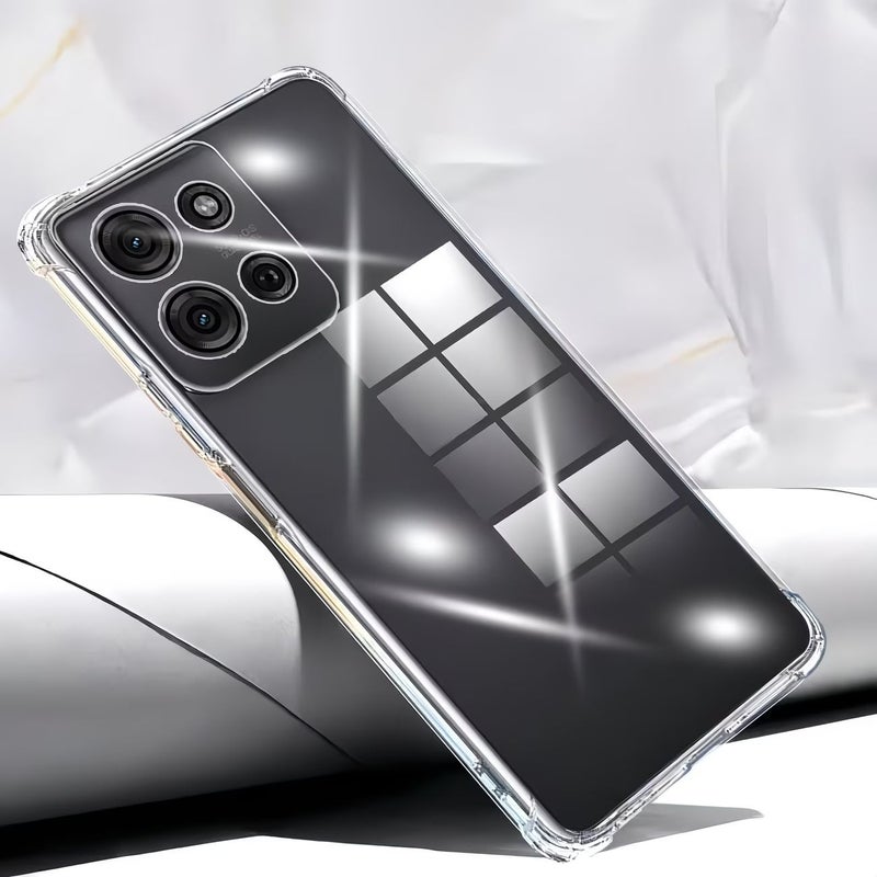 Transparent Clear Case Four Corner Shockproof for Motorola Edge 60 Fusion - Image 3
