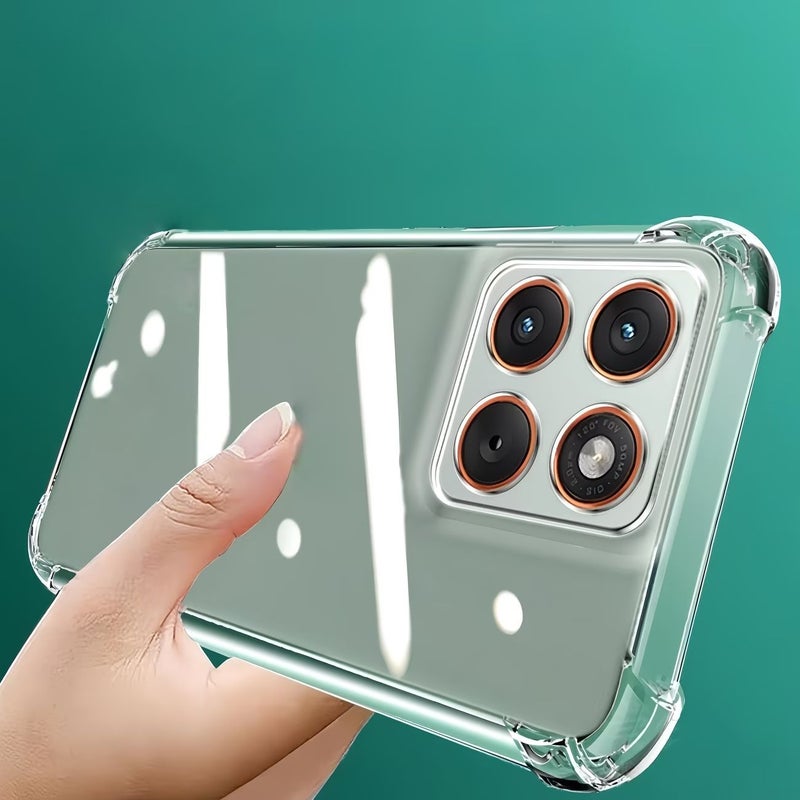 Transparent Clear Case Four Corner Shockproof for Motorola Edge 60 Fusion - Image 5