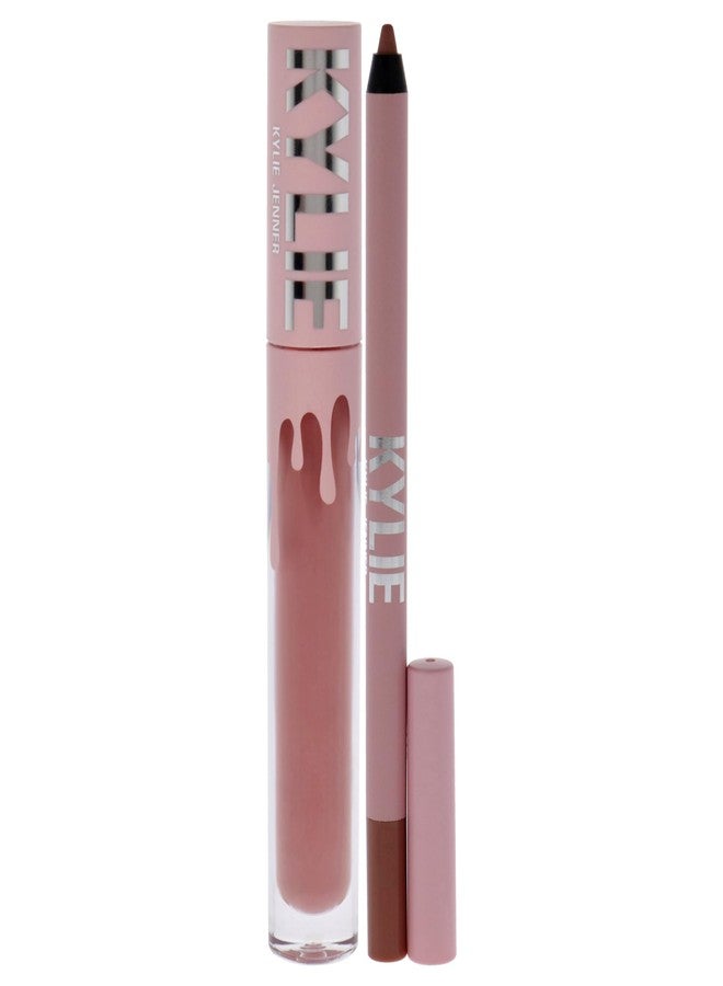 Kylie Cosmetics Velvet Lip Kit - 700 Bare by Kylie Cosmetics for Women - 2 Pc 0.10 oz Velvet Liquid Lipstick, 0.03 oz Lip Liner - Image 2
