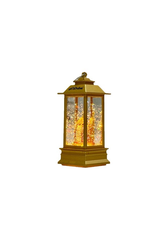 Dubai Landmark LED Lantern Gift Set | 4-Piece Golden Water Light Decor | Burj Khalifa, Burj Al Arab & Dubai Frame | Warm White Light，Dubai souvenir gift set, Dubai landmark light, LED lantern decor, Burj Khalifa lamp, Burj Al Arab souvenir, Dubai Frame, mini water lantern, Arabic décor, Ramadan gift - Image 4