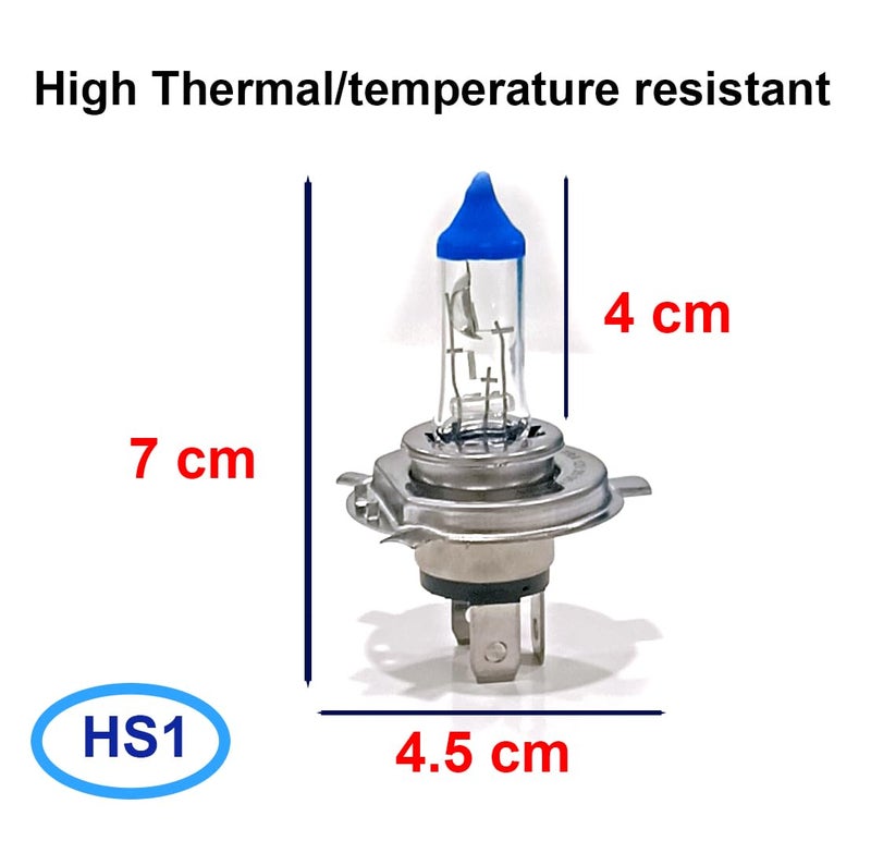Auto Pearl Halogen H4 Front Headlight Bulb 12V/35W Ultra Bright Compatible with Passion Pro TR (Pack of 1) - Image 3