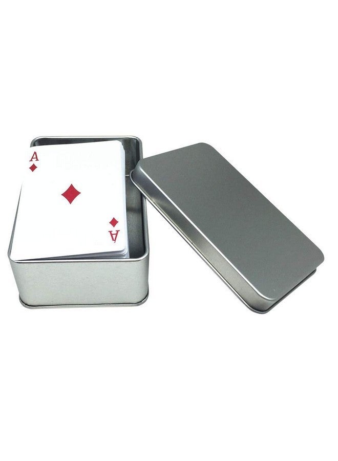 VSONE Plastic Braille Playing Cards, 54 Premium Plastic Cards, Full-Color Printing, Packed in Metal Case, Size 87 mm x 58 mm, All Ages - Image 5