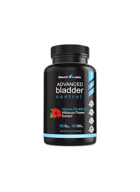 Advanced Bladder Control Pills for Women & Men - Helps Reduce Overactive Bladder & Leakage - Supports Urinary Tract (UTIs) - Potent Blend of Pumpkin Seed Extract, Cranberry, & Vitamin D3-60 ct