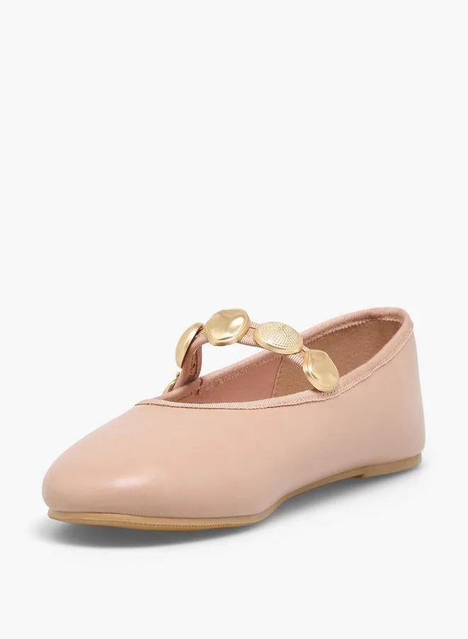 Celeste NUDE Women Embellished Mary Jane Shoes for Women | Best Price UAE