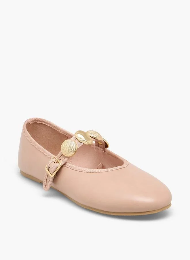 Celeste NUDE Women Embellished Mary Jane Shoes for Women | Best Price UAE