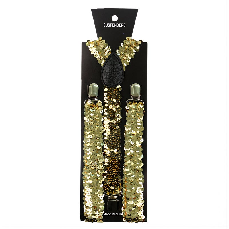 Heavy Duty Durable Sequin Suspender Set 3 Pcs For Repeated Professional Shows - Image 4