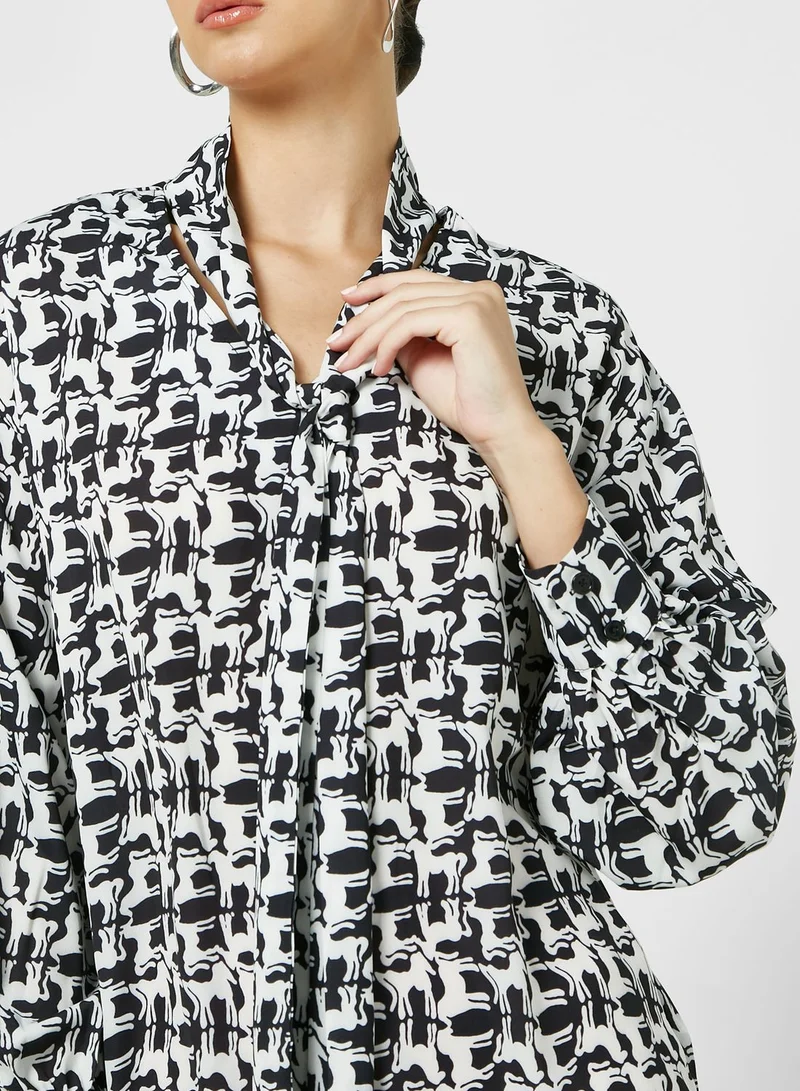 ELLA Ditsy Print Top