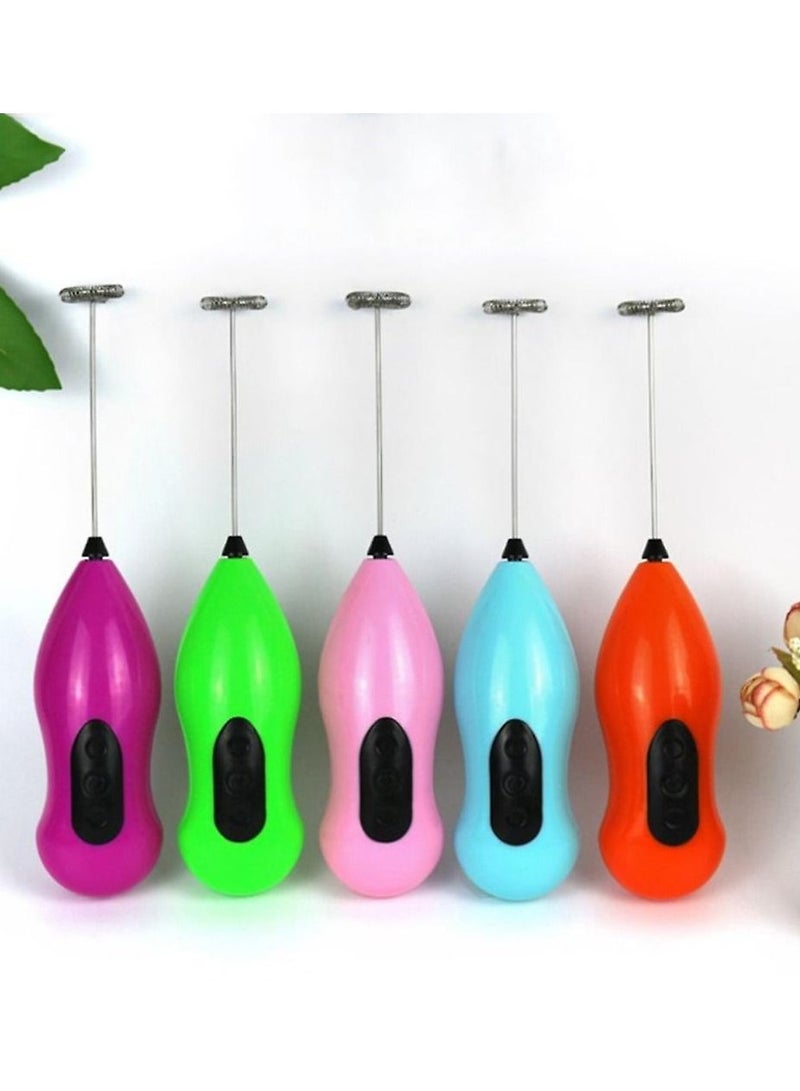 DubaiGallery Egg Beater, Electric Hand-held Egg Beater Hot Drink Milk Coffee Frother Foamer Whisk Mixer