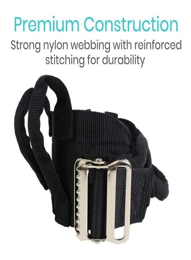 general Handles Medical Nursing Safety Gait Patient Assist Bariatric Pediatric Elderly Handicap Occupational Physical Therapy Pt Gate Strap Quick Release Metal Buckle Transfer Belt - Image 4