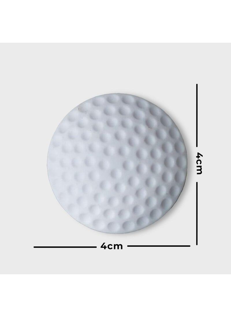 ALP ALP EPDM Rubber Wall Protector Knob Cover Self Adhesive Door Handle Bumper Guard Protects Walls from Door Handles Stops Headboards Refrigerator Doors White Pack of 16  - Image 5