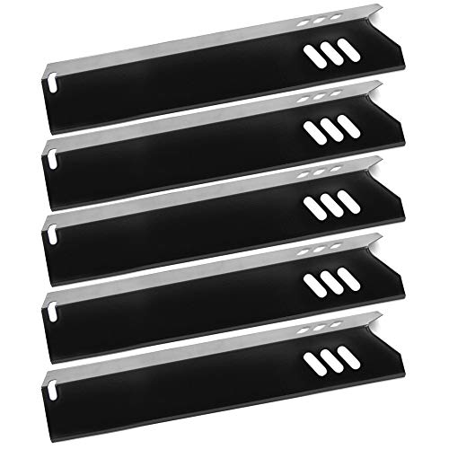 Hongso 15 Inch Porcelain Grill Heat Plates Shield Replacement for Dyna-glo DGF510SBP, DGF510SSP, Uniflame GBC1059WB, GBC1059WE-C, GBC1143W-C, Backyard GBC1460W, BY13-101-001-13 Gas Models, 5-Pack - Image 1