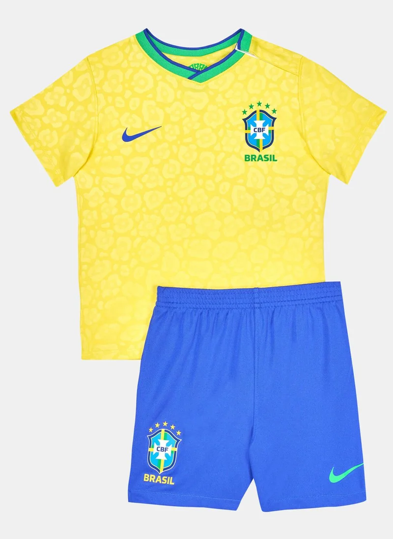 Nike Kids' Brazil Home Football Kit - 2022/23 (Baby and Toddler)