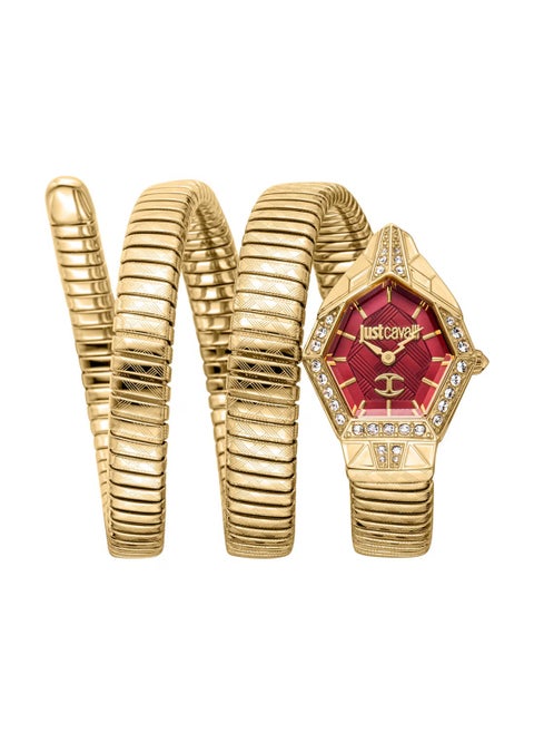 Women Mesmerizing Analog Quartz Gold Stainless Steel Band Watch JC1L304M0035