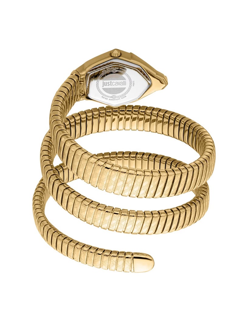 Just Cavalli Women Mesmerizing Analog Quartz Gold Stainless Steel Band Watch JC1L304M0035  - Image 2