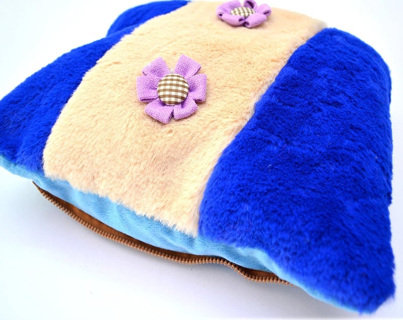Ascension Ascension Electric Hot Bag Hand Warmer Electric Heater Warm Bag Heating Gel Pad Fur Velvet With Hand Pocket Pain Relieve BLUE  - Image 2