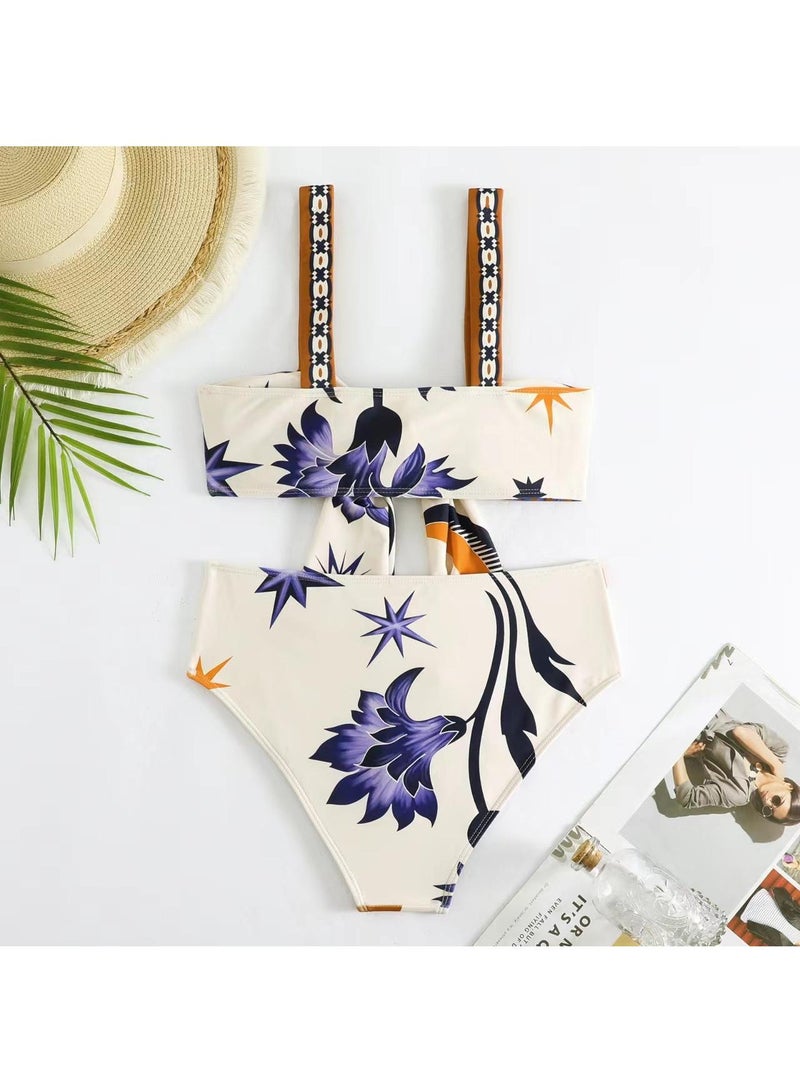 Y&D 3-Piece Women High Waisted Bikini Swimsuit with Skirt Holiday Beach Dress Female Retro Swimwear Vintage Surf Wear Summer - Image 4