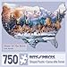 Bits and Pieces 750 Piece Jigsaw Puzzle for Adults Home of The Brave Native American by Artist Kirk Randle Completed Puzzle Size 20 x 27 - Image 4