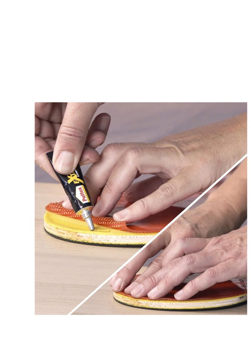 Pattex - Pattex Repair Extreme Gel | All Purpose Clear Adhesive with Extreme Resistance | Flexible, Shock Resistant & Waterproof | Compatible with Metal, Ceramic, Rubber, Leather, Wood & More | 8g (Pack of 3) - Image 1
