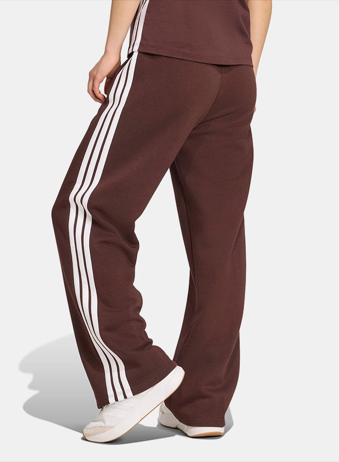 Adidas Essentials 3-Stripes Open-Hem Fleece Joggers - Image 2