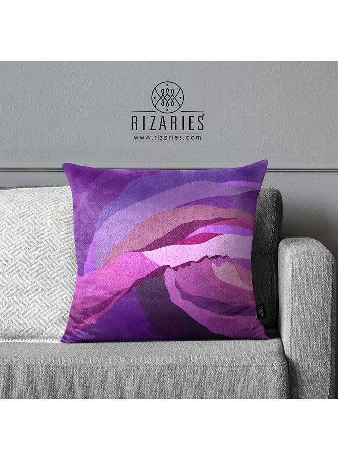 RIZARIES SuperSoft Purple Mist Throw Cushion - Image 2