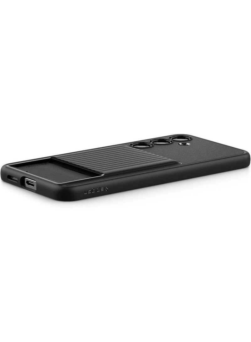 Spigen Liquid Slot for Samsung Galaxy S24 Case Cover Card Holder - Matte Black - Image 3
