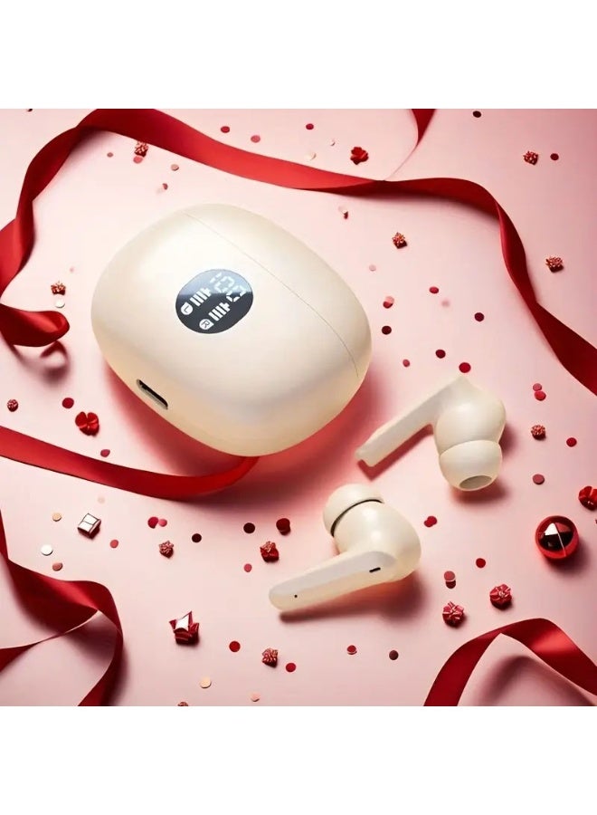 FUMES Touch Control Wireless Earbuds with LED Display - HiFi Stereo Sound, Lightweight & Compact Design for Gaming, Running & Cycling - Image 2